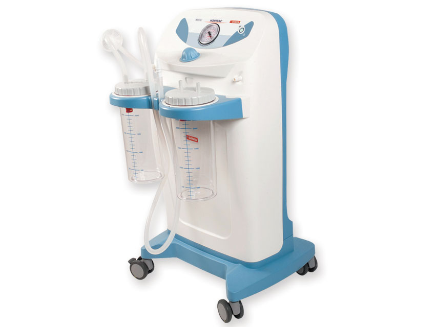 Chirurgicka odsávačka CLINIC PLUS 60 l/min, 2 x 4 l nádoba 