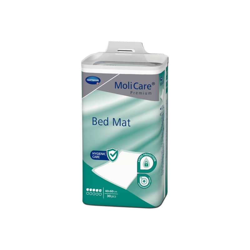 MoliCare Premium Bed Mat 5 kvapiek, 60 x 60 cm(30 ks)-Absorpčné podložky 