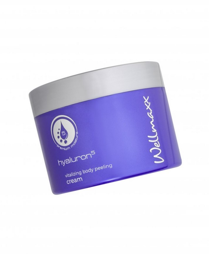 Wellmaxx Hyaluron5 vitalizing body peeling cream pílingový krém 200ml