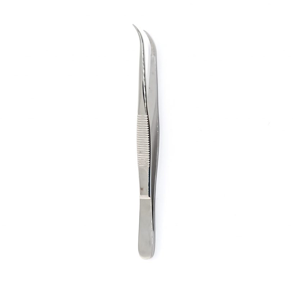 Pinzeta jemná zahnutá 13 cm 