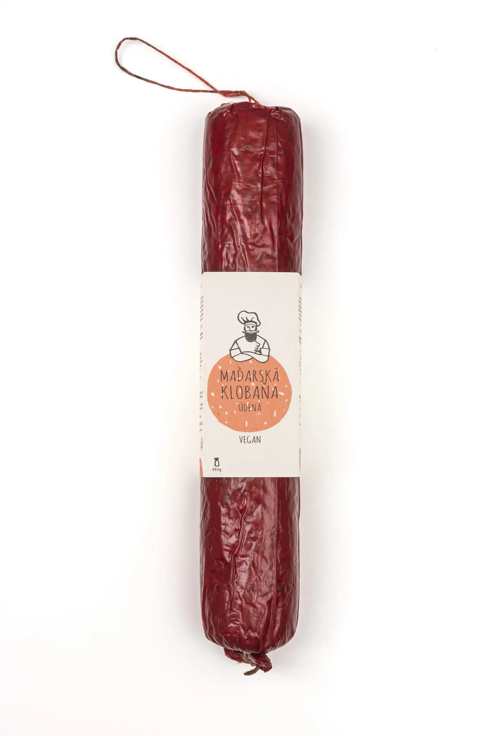 Maďarská klobaňa údená klasik – vegan, 550 g