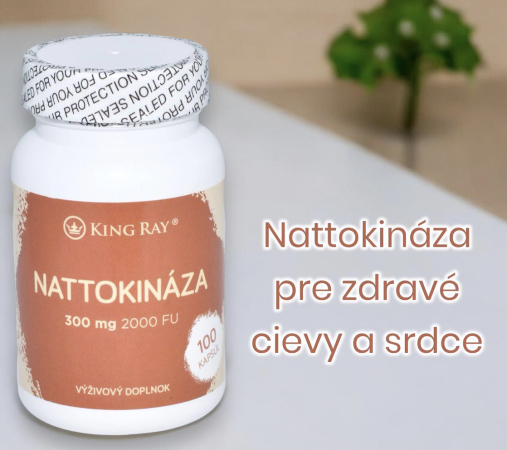 Nattokináza 300mg x 100kps (anti-trombotický účinok)