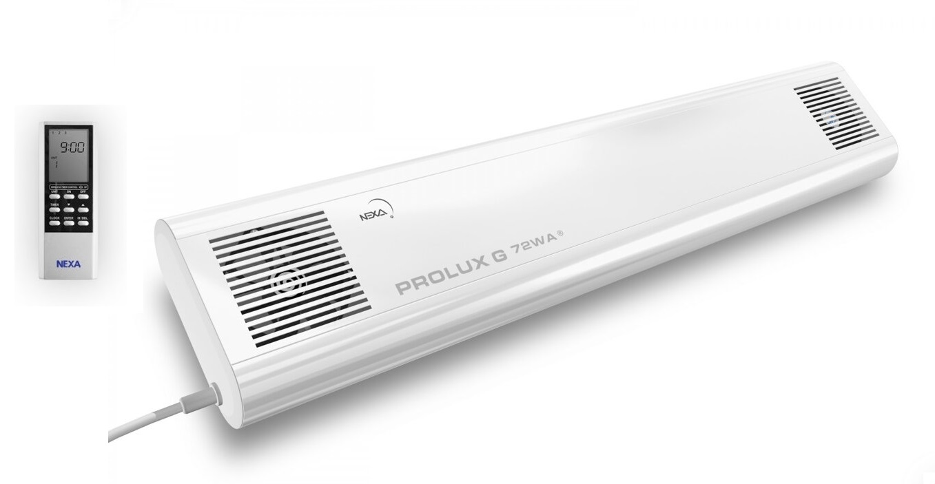 PROLUX G® 72WA - DO,uchytenie na stenu, s programovateľným diaľkovým ovládaním