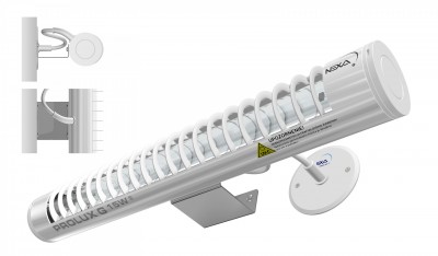 PROLUX G® 15W, do prekladacích boxov - uchytenie priamo na stenu boxu