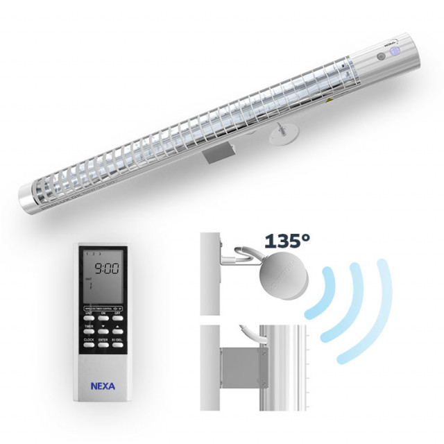 PROLUX G® K55W/SP DO, 135° sklon, uchytenie stena/strop,so snímačom pohybu, s DO