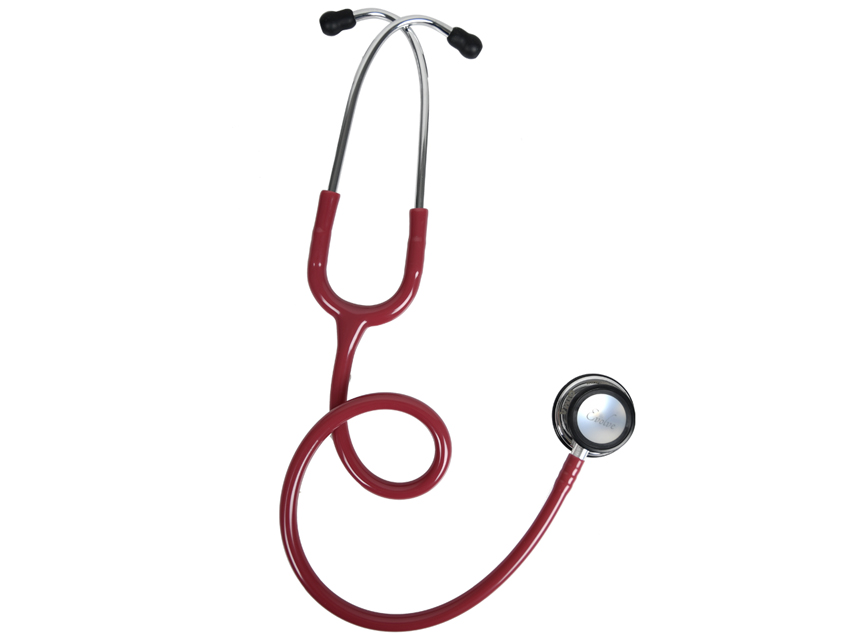 Fonendoskop EVOLVE DUAL HEAD, burgundy