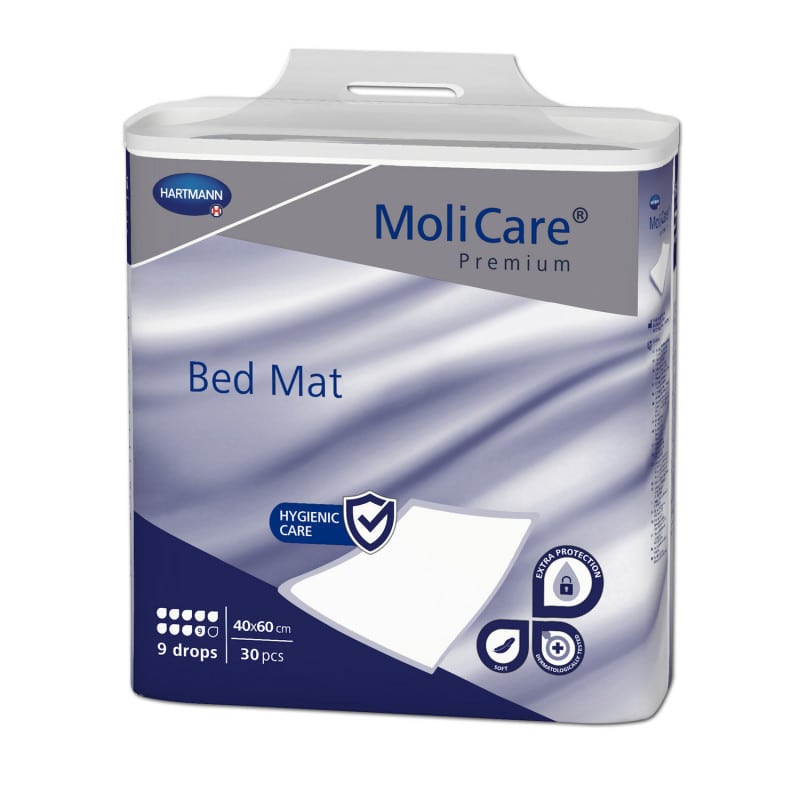  MoliCare Premium Bed Mat 9 kvapiek, 40 x 60 cm (30 ks)-Absorpčné podložky