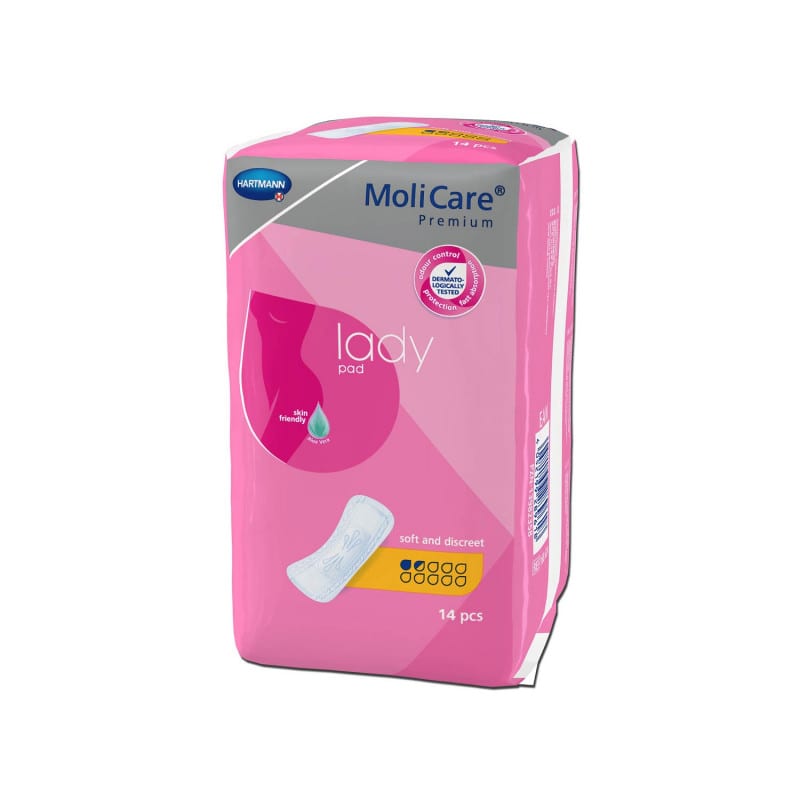 MoliCare® Premium lady pad, 1,5 kvapiek - Inkontinenčné dámske vložky, 12 ks