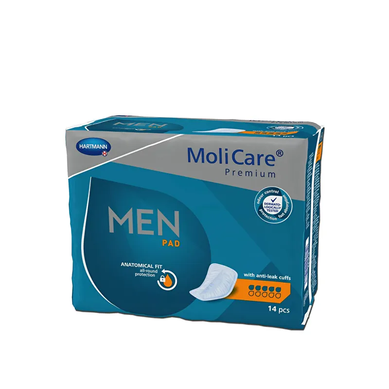 MoliCare® Premium MEN PAD, 5 kvapiek - Inkontinenčné pánske vložky, 14 ks 