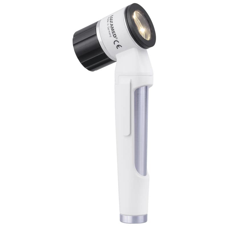 Dermatoskop LuxaScope LED 2,5 V, biela farba