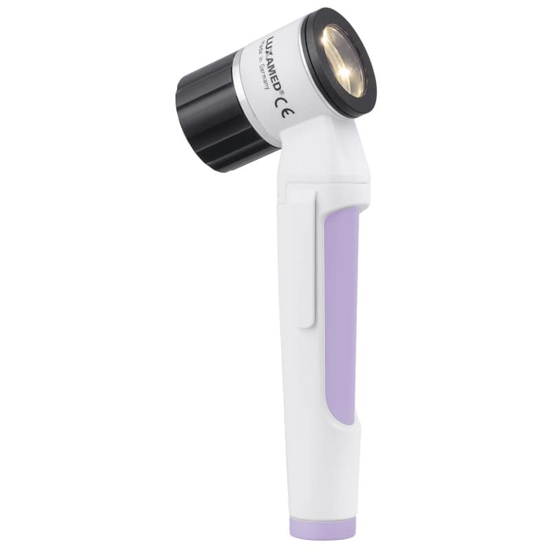 Dermatoskop LuxaScope LED 2,5 V, fialová farba