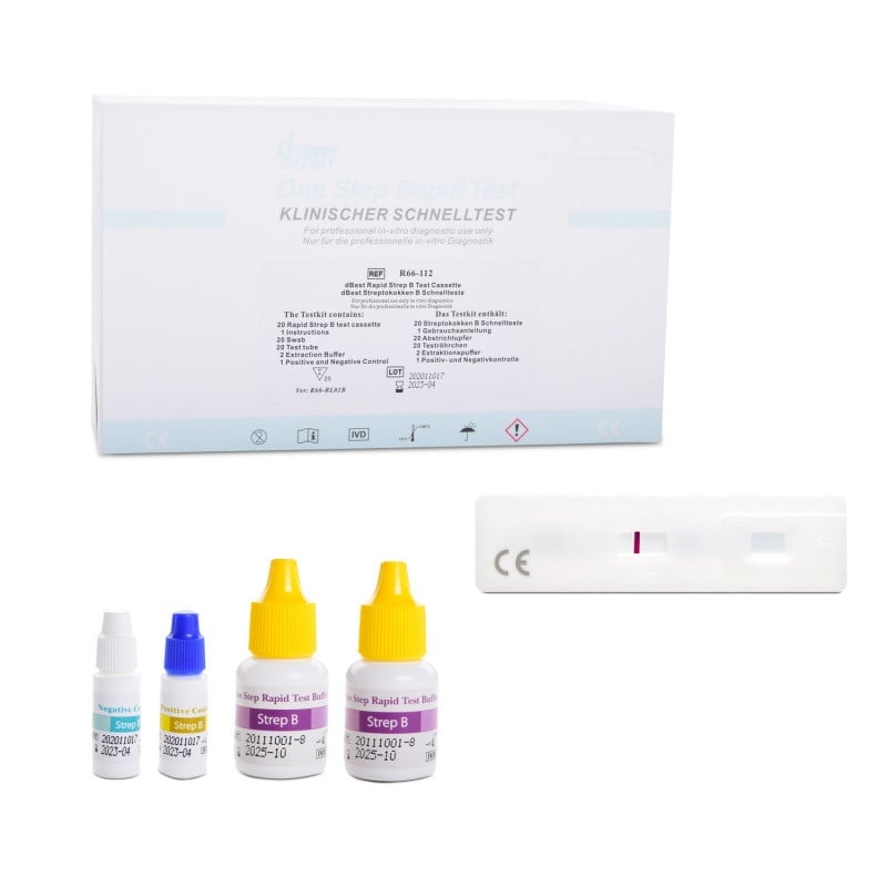 Rýchlotest Strep B, 20 testov