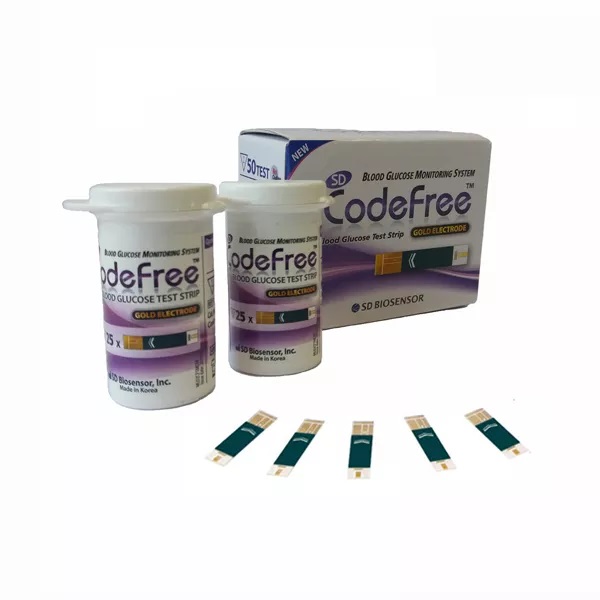 Testovacie prúžky pre SD CodeFree, 50 ks