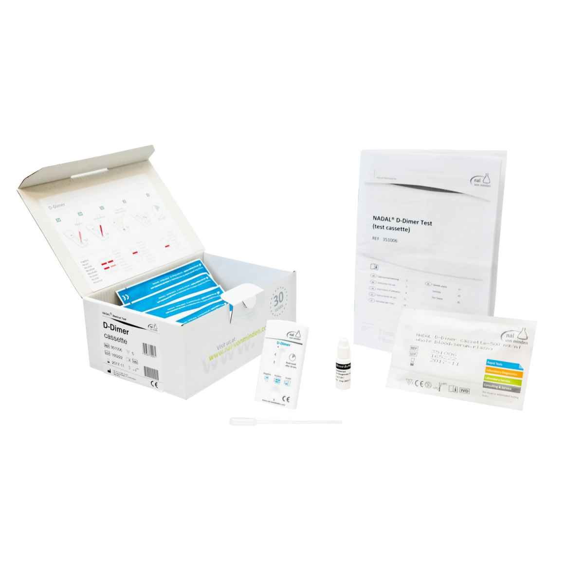 Rýchlotest D–Dimer , 5 testov