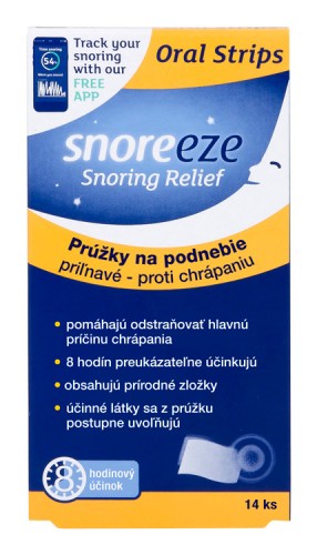 Prúžky na podnebie proti chrápaniu Snoreeze 14 ks