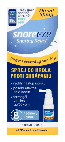 Sprej do hrdla proti chrápaniu Snoreeze 23,5 ml