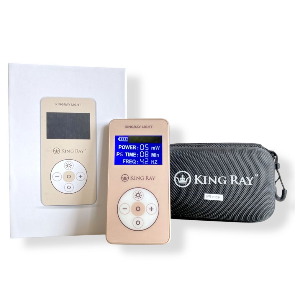  Laserový ožarovač krvi Kingray Light s 2 červenými laserovými káblikmi