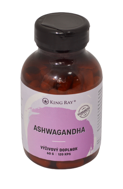 Ašvaganda organická (Ashwagandha) 450mg x 120 kapsúl extrakt