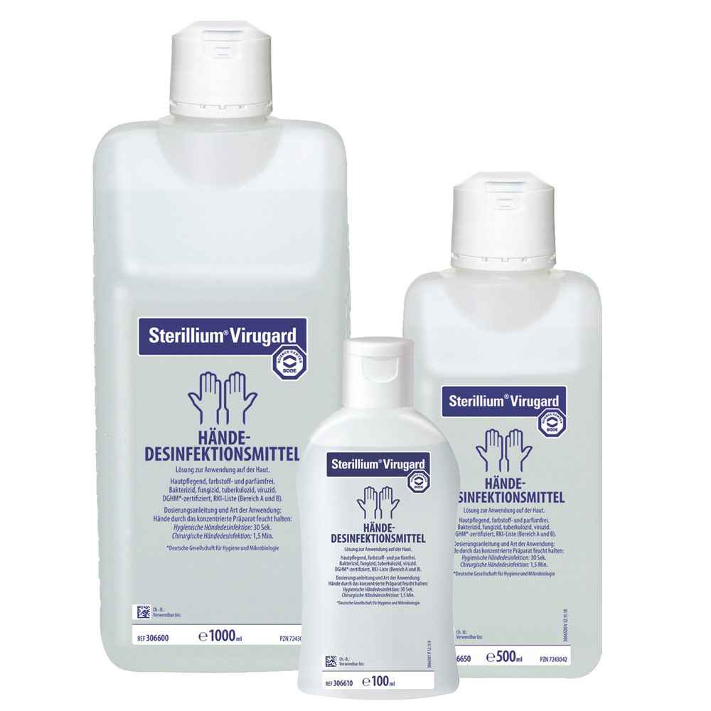 Sterillium Virugard, 100 ml -  Dezinfekčný prípravok na ruky s virucídnym účinkom