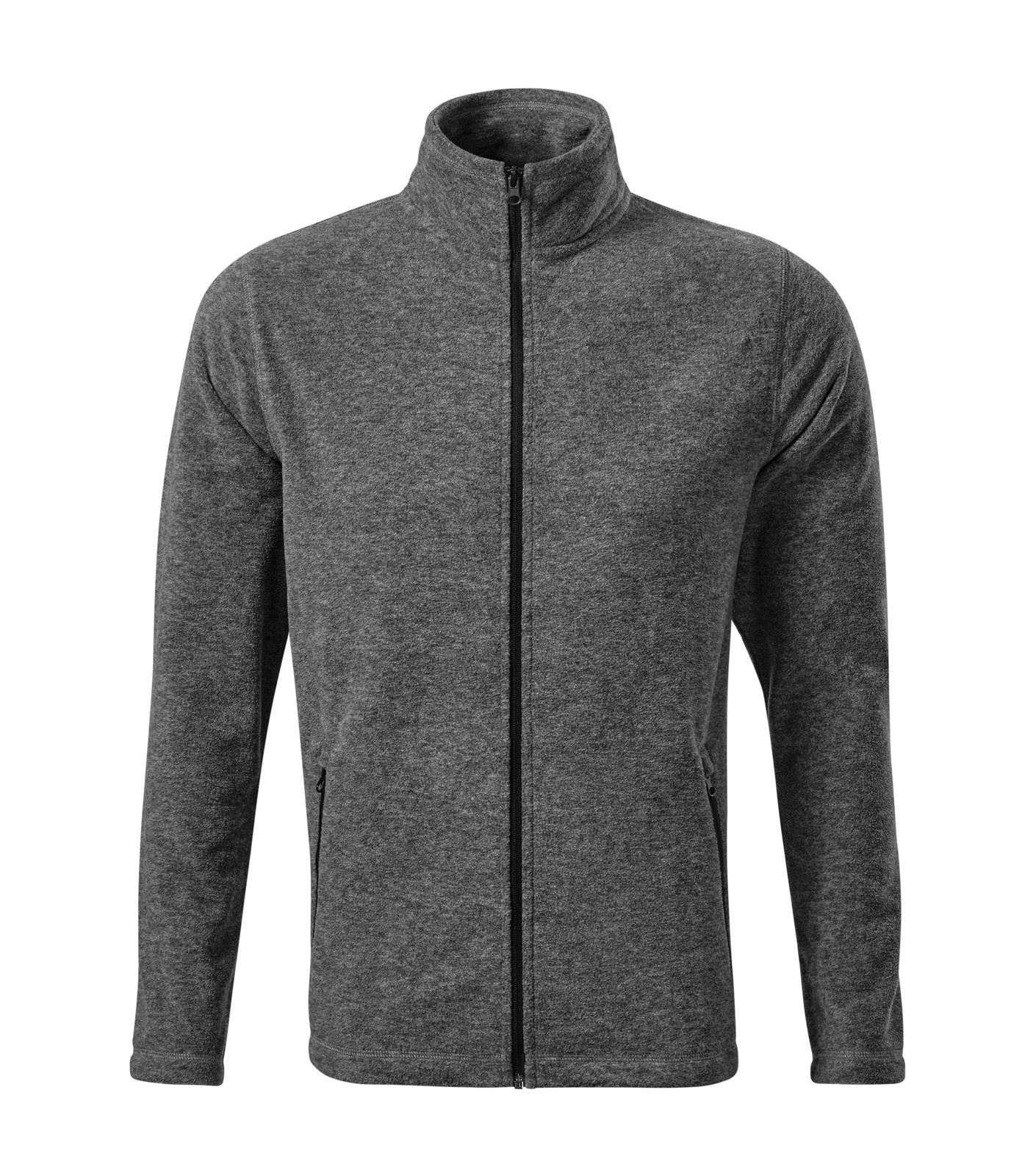 Pánska zdravotnícka mikina - Micro fleece, čierny melír