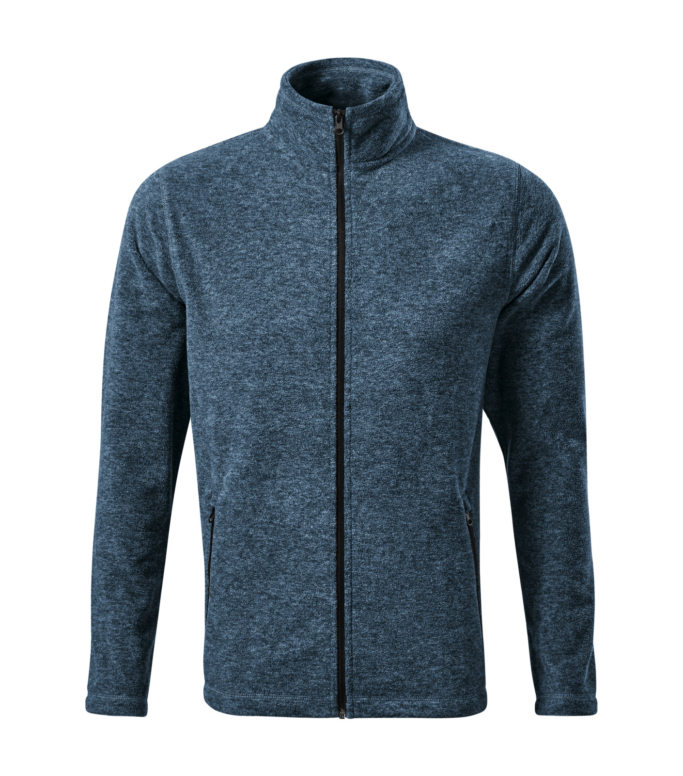 Pánska zdravotnícka mikina - Micro fleece, tmavý denim melír