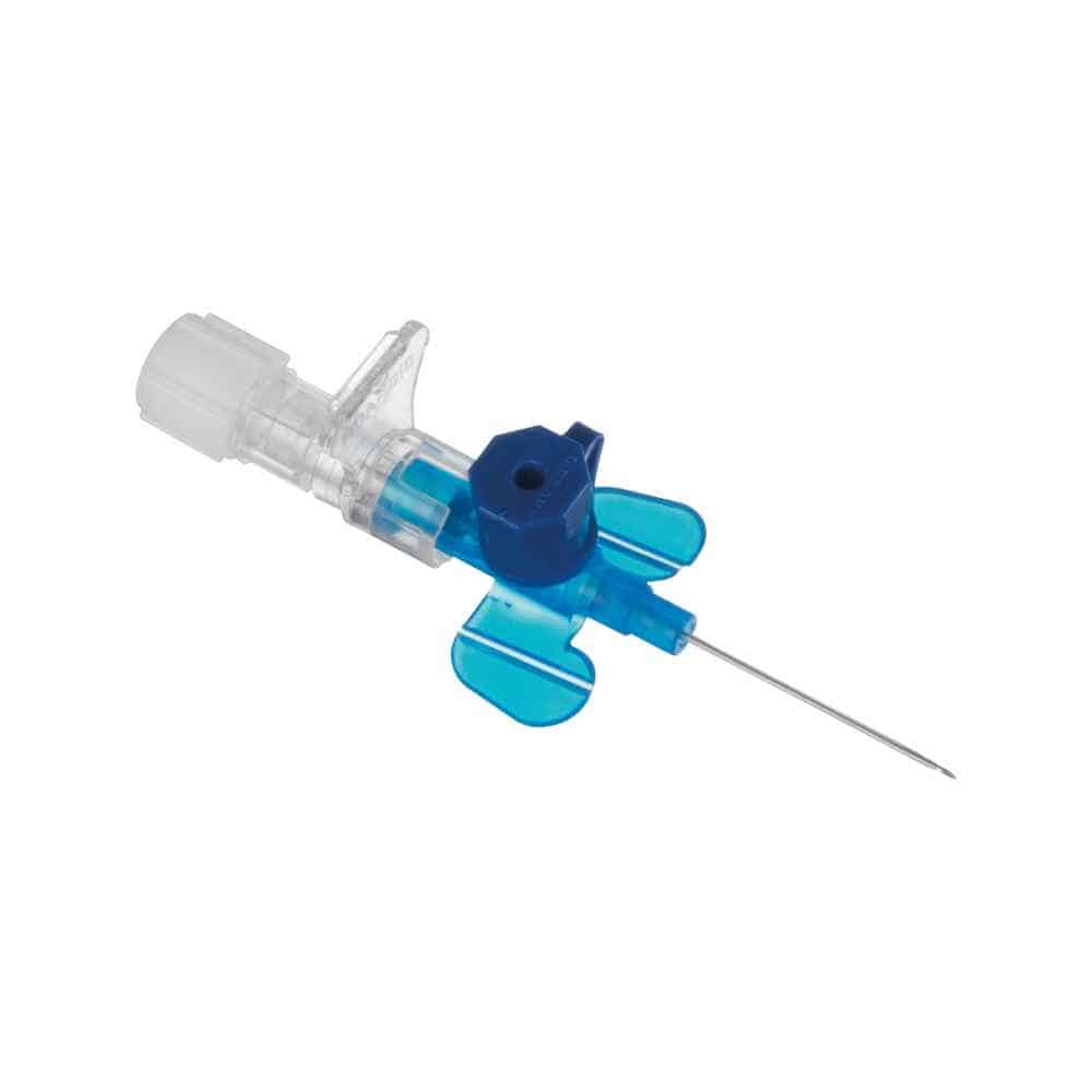 B. Braun kanyla s portom Vasofix 22G 0,9 x 25 mm, modrá (1ks)