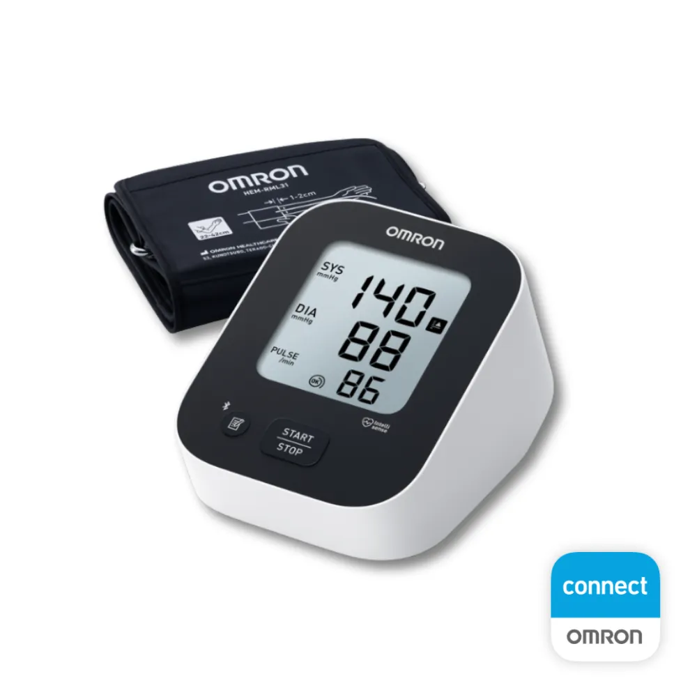 Tlakomer OMRON M2+ Connect + adaptér