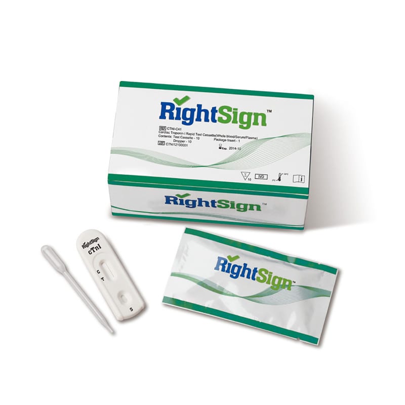 Rýchlotest Troponin, 10 testov 