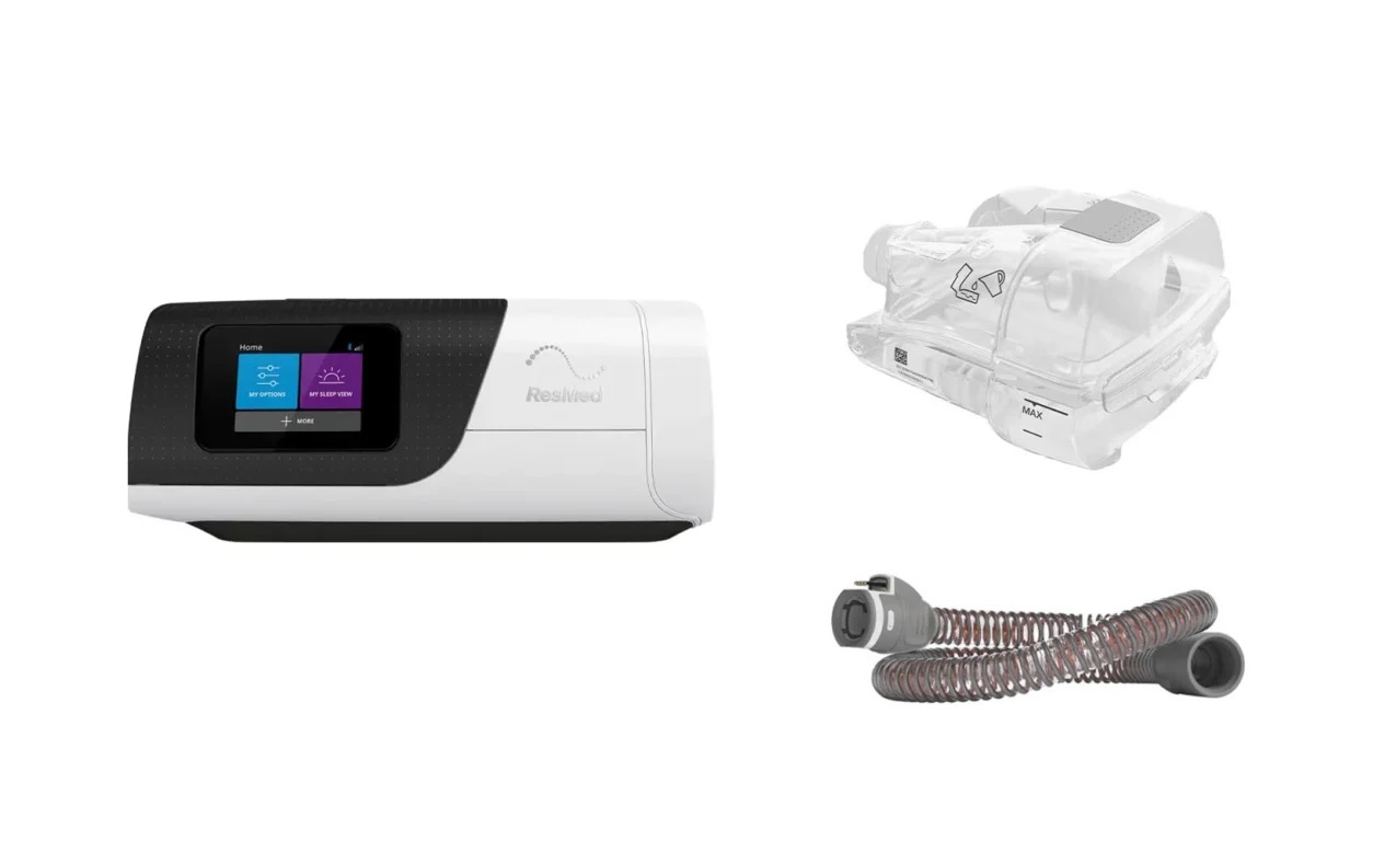 AUTO CPAP prístroj ResMed Airsense 11 so zvlhčovačom + vyhrievacia hadica