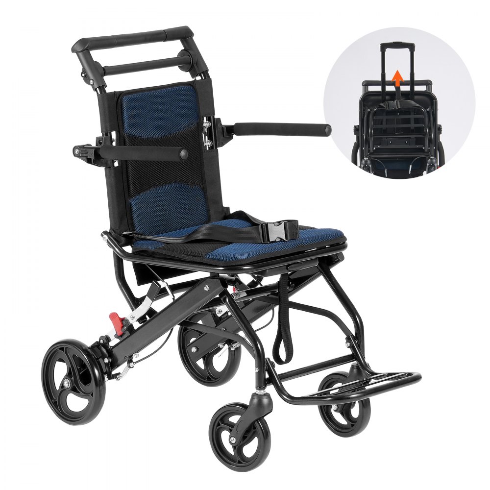 Skladací invalidný vozík, šírka sedadla 40 cm (FS800LBJF4)