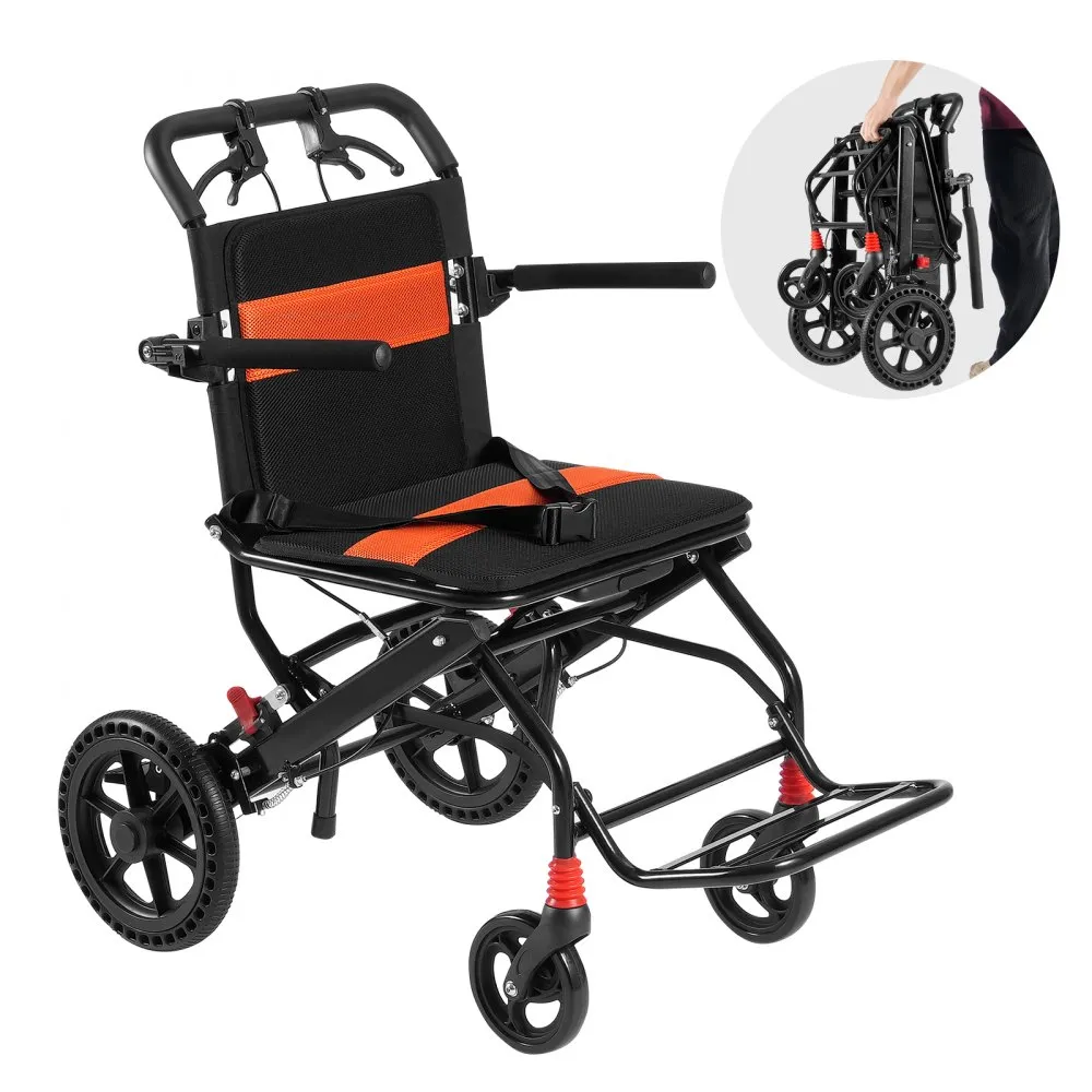 Skladací invalidný vozík, šírka sedadla 45 cm (FS800LBJPF5)