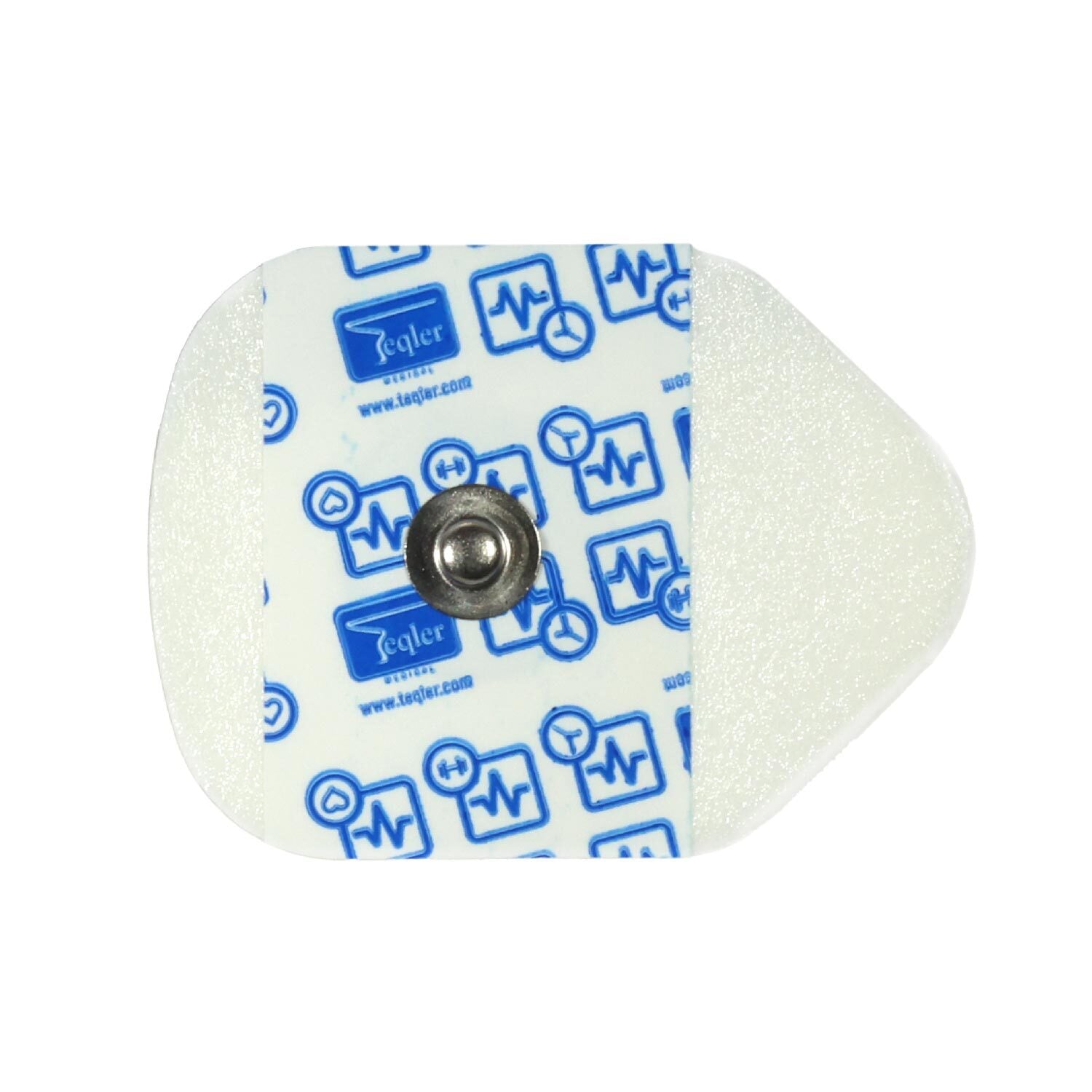 Jednorazové EKG elektródy pre pre dospelých Teqler, 36 × 48 mm,  50 kusov