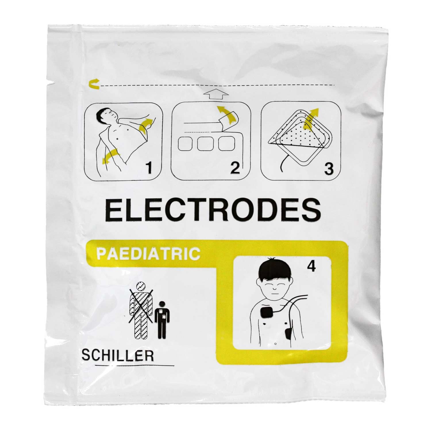 Defibrilačné elektródy pre deti pre AED defibrilátor Schiller 