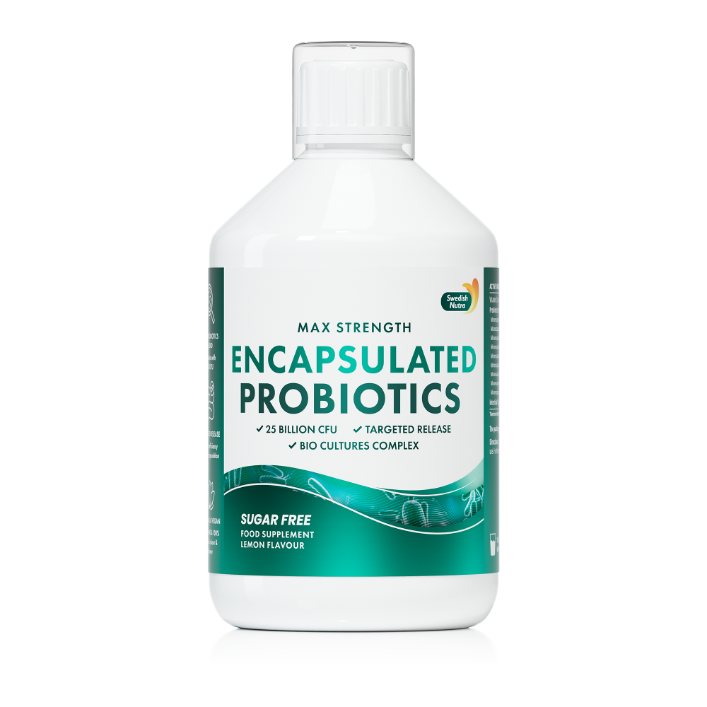 Swedish Nutra Max Strength Encapsulated Probiotics 25billion CFU