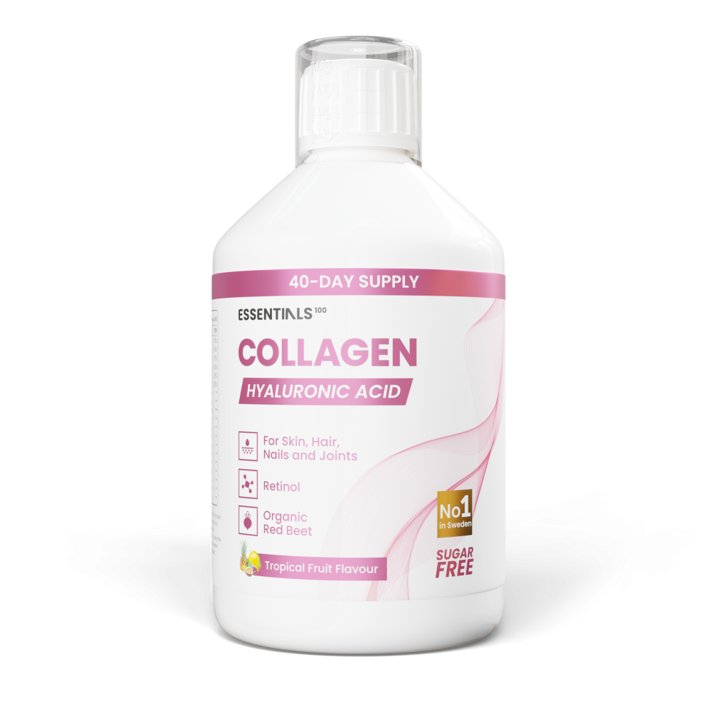 Swedish Nutra Essentials Collagen + hyaluronic acid 500ml bez cukru