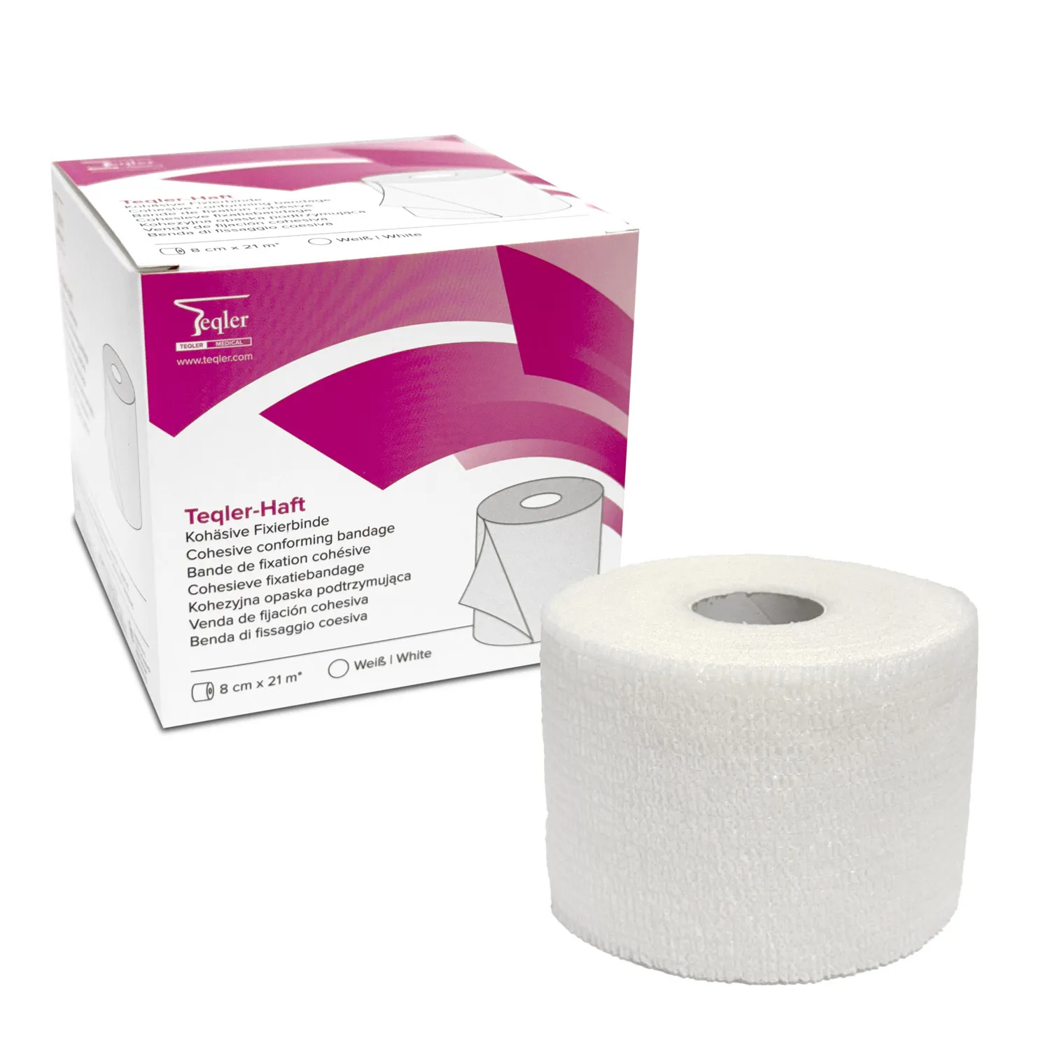 Elastické samodržiace fixačné ovínadlo, 8 cm x 21 m