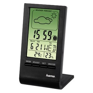 Meteostanica Hama TH-100, čierna
