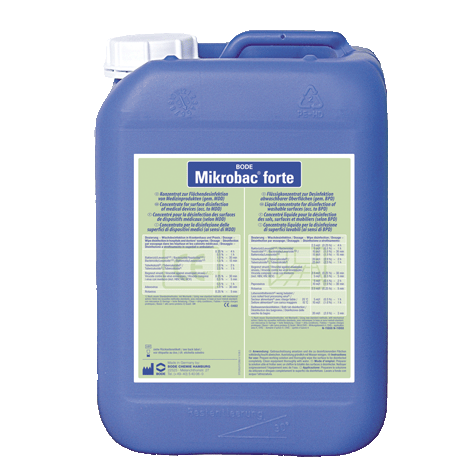 Mikrobac® forte, Dezinfekčný prípravok bez obsahu aldehydov, 5 L 