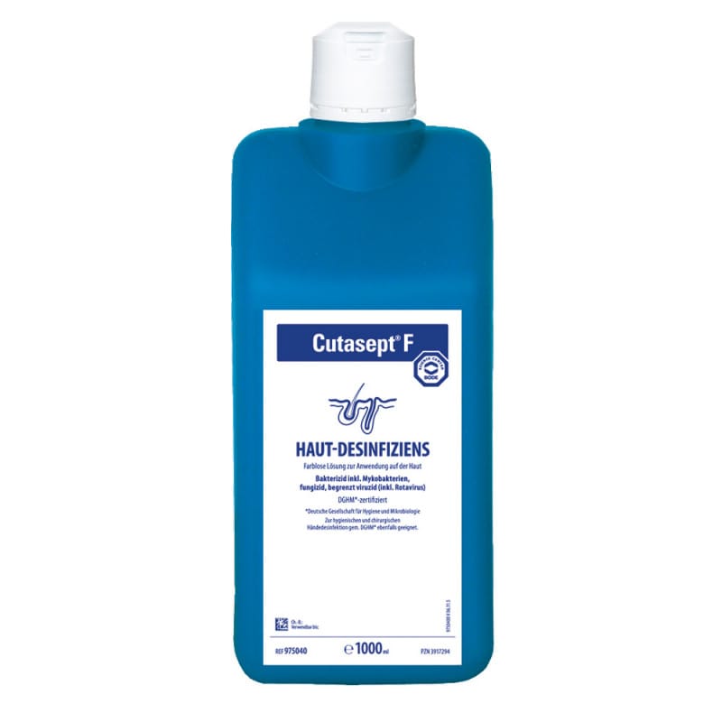 Cutasept® F, 1000 ml -Bezfarebný alkoholový dezinfekčný prípravok na kožu (350602)