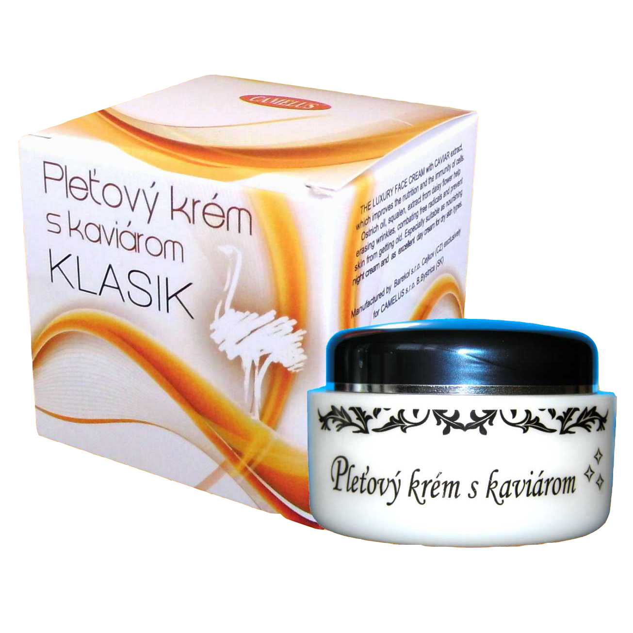 Pleťový krém s KAVIÁROM a pštr.olejom, 50 ml KLASIK