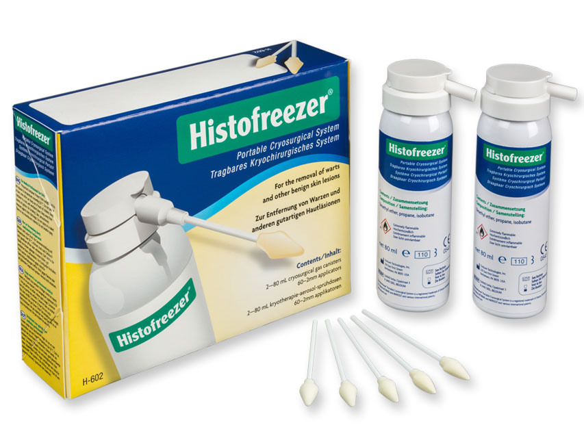 Histofreezer 2 x flaška 80ml s 60 ks 2 mm aplikátormi