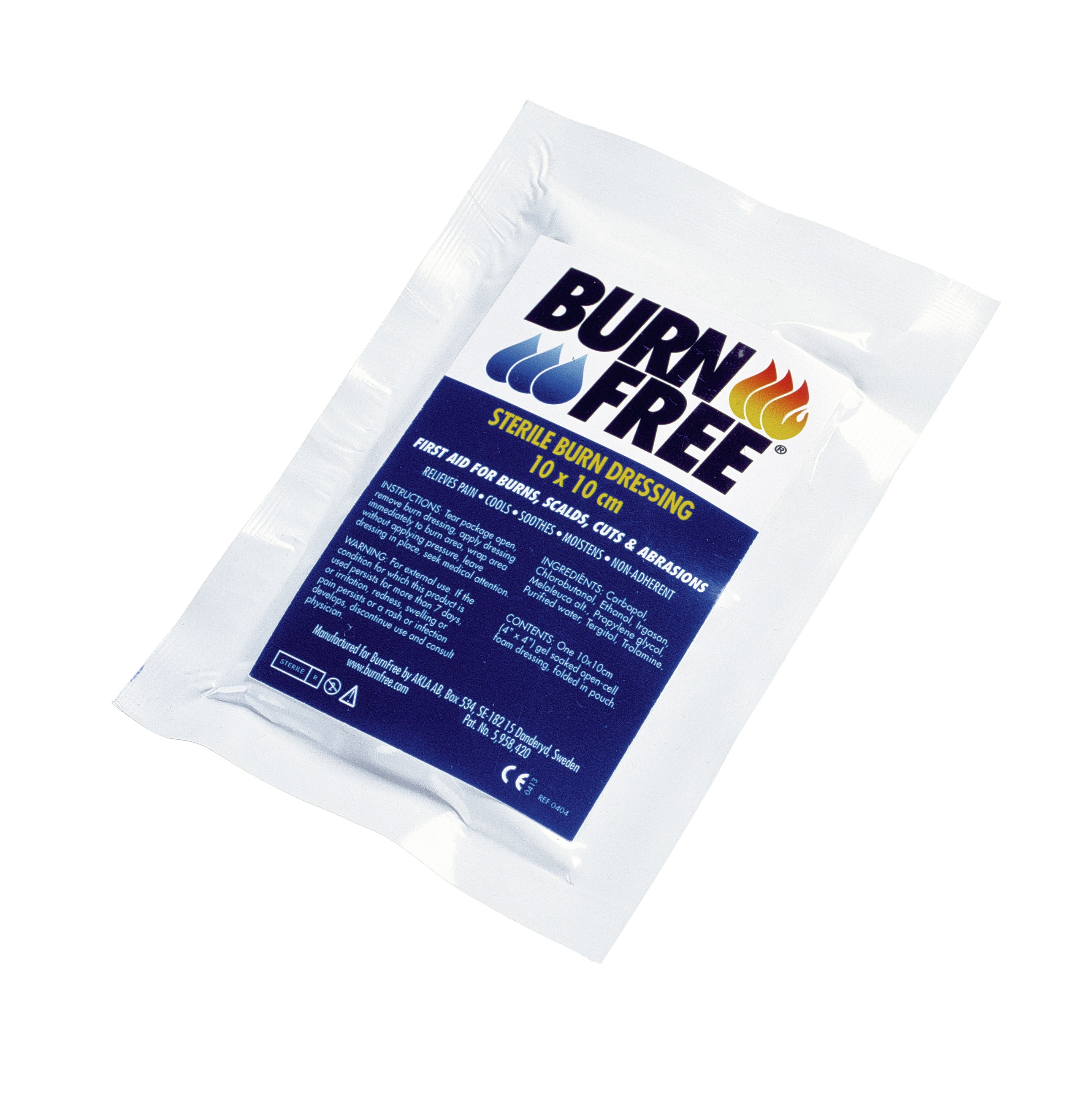 Protipopáleninové krytie BURNFREE® - 10x10cm - 10ks