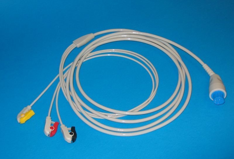 EKG kábel KB-3-M-Wb do monitoru Artema, Biazet, Elmed, Simonsen & Weel (S&W)