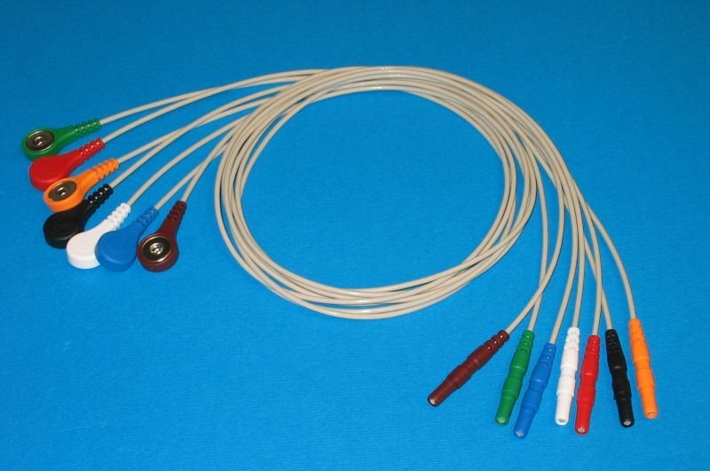 EKG kábel PD-H-2 L 60 cm do monitoru KM (system DIN)