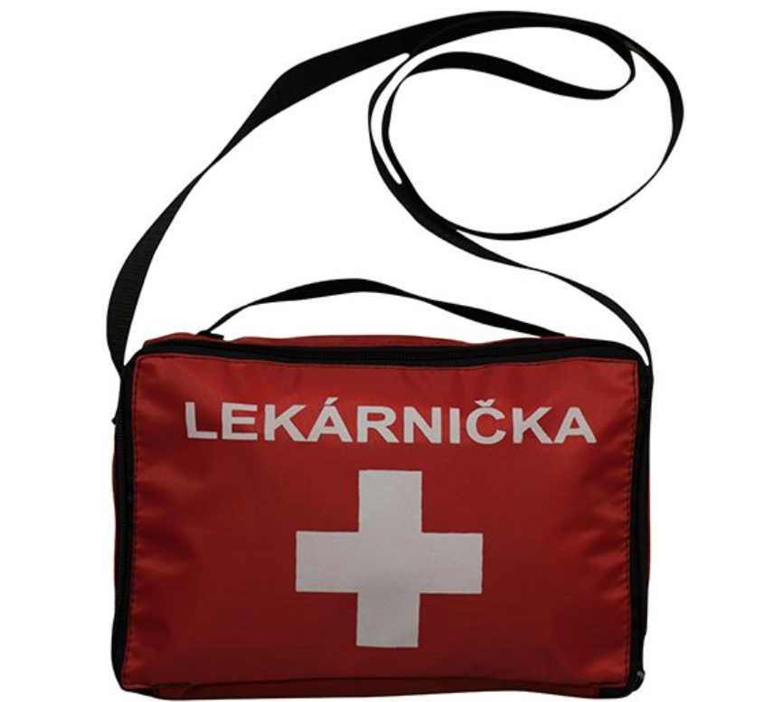 Lekárnička na školské výlety a voľný čas – Štandard ( E )- červená