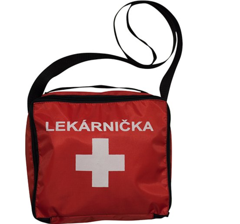 Lekárnička na dovolenku a turistiku - Špecial ( F )- červená