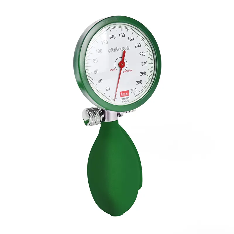Profesionálny manuálny tlakomer na rameno BOSO Clinicus II. Green