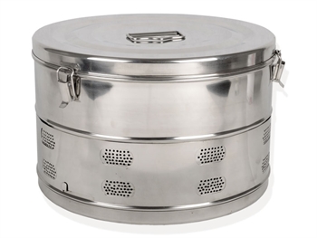 Okrúhly sterilizačný bubon 390 x 250 mm