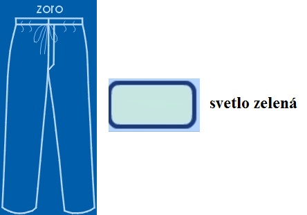 Zoro - Nohavice operačné - hit, svetlo zelená, 50