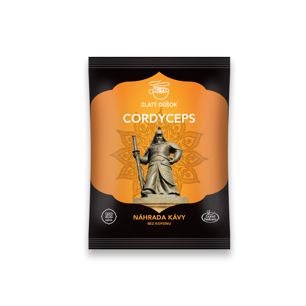 Zlatý dúšok, kávovinový nápoj s hubou CORDYCEPS, 100 g